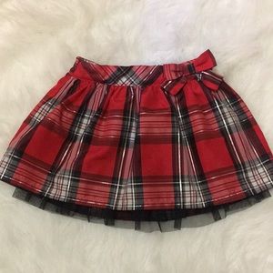 Girls plaid skirt